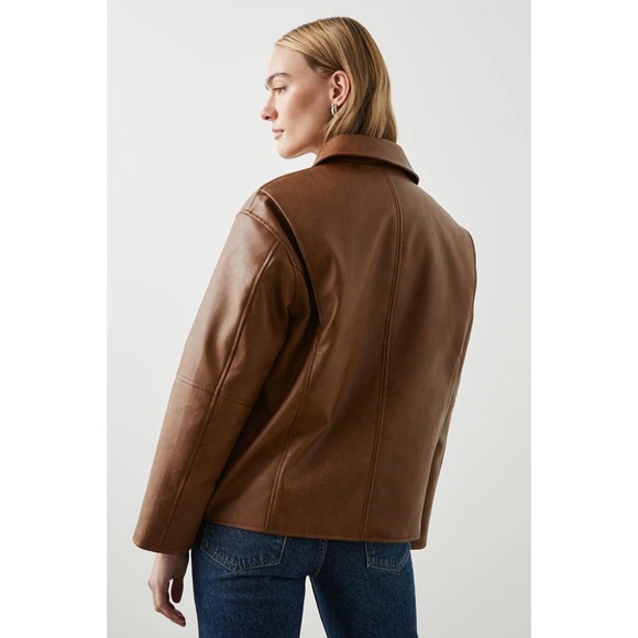 NWOT Rails Mathis Faux Leather Jacket - Picture 5 of 5